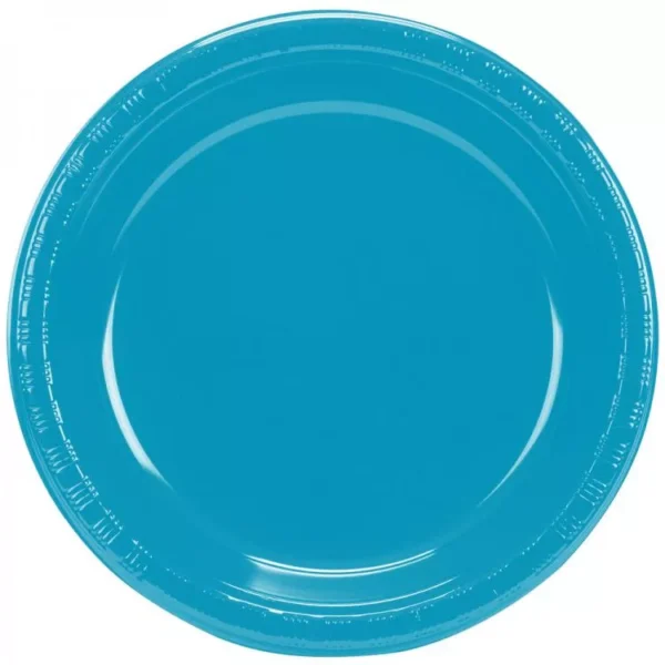20 צלחות גדולות-טורקיז