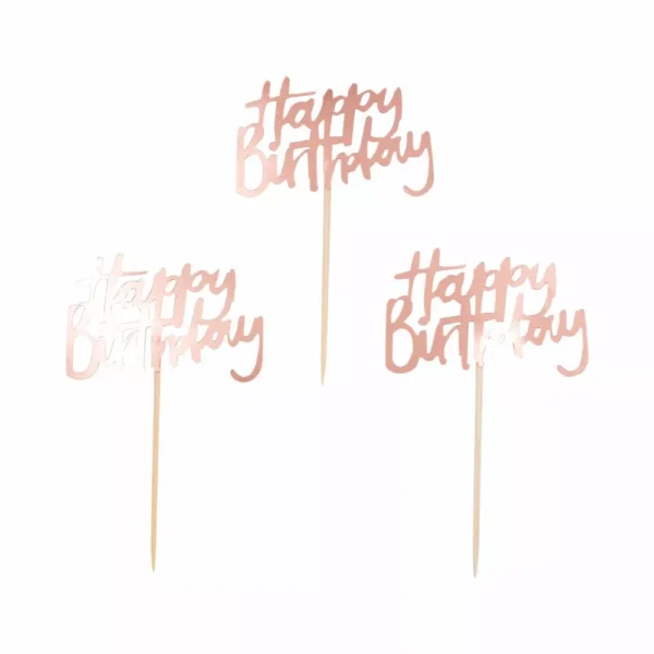 8 קיסמים HB רוז גולד מטאלי