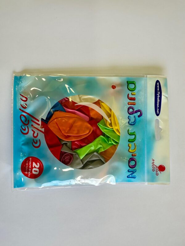 20 בלונים צבעוניים איכותיים