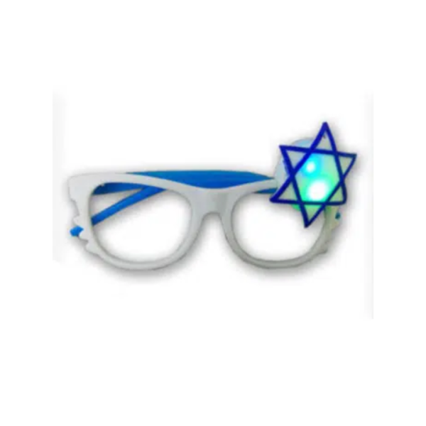 משקפיים ליום העצמאות- צבע לבן